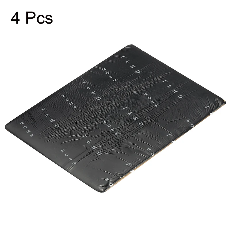 Sound Deadening Mat Damping Block for Air Conditioner 160 x 120 x 4mm Black 4pcs