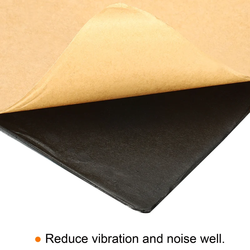 Sound Deadening Mat Damping Block for Air Conditioner 160 x 120 x 4mm Black 4pcs