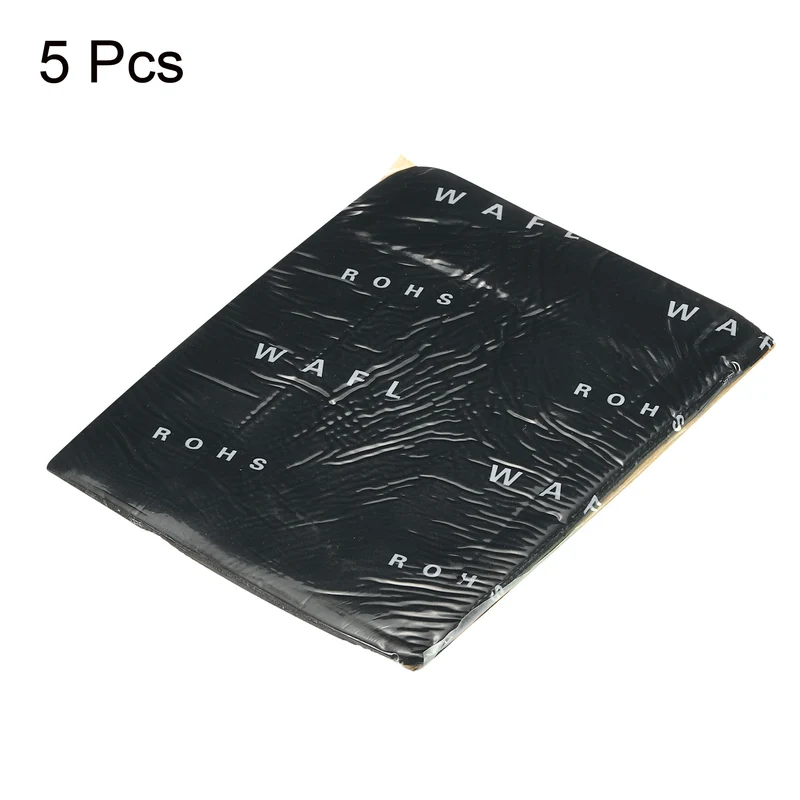 Sound Deadening Mat Damping Block for Air Conditioner 100 x 80 x 4mm, Black 5pcs