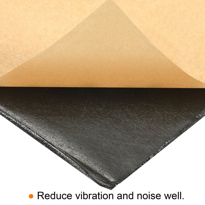 Sound Deadening Mat Damping Block for Air Conditioner 100 x 80 x 4mm, Black 5pcs
