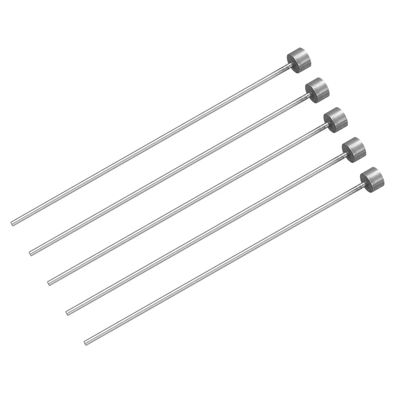 5Pcs Straight Ejector Pins, 2mm Dia. SKD61 Round Tip Punch 100mm Long