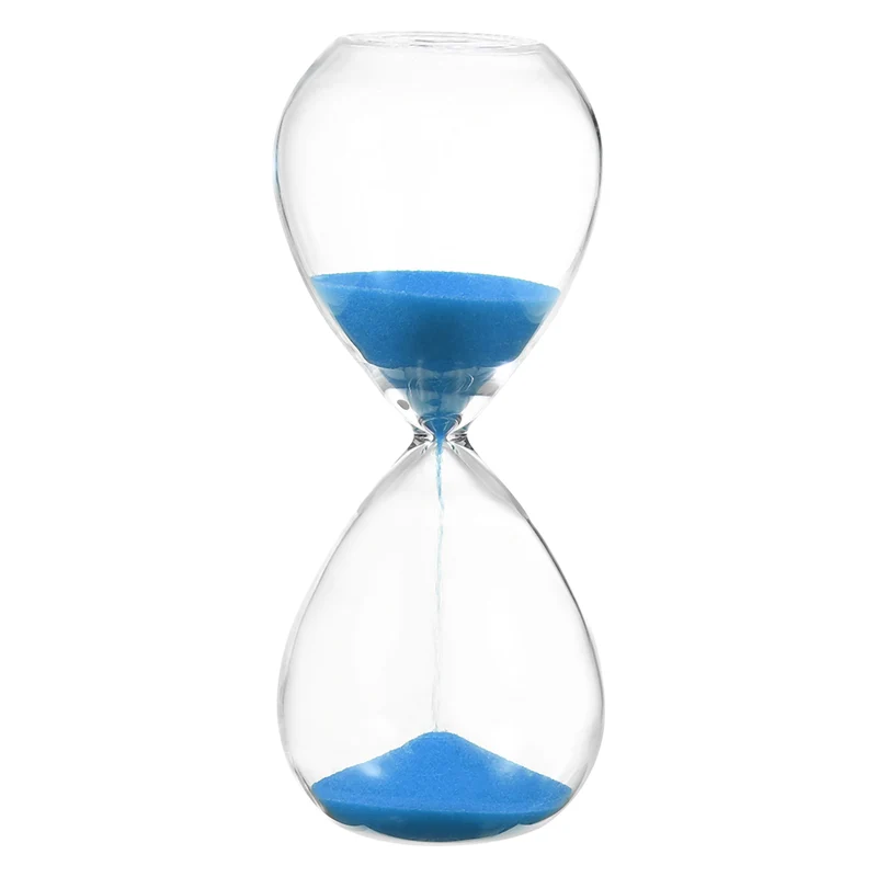 5 Minutes Sand Timer, Watch High Glass Sandglass Timer, Dark Blue