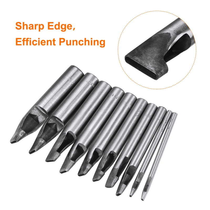 Leather Oval Hole Punch 25x5mm Belt Hole Puncher for Leather Crafting