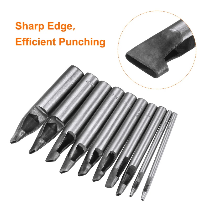 Leather Oval Hole Punch 24x5mm Belt Hole Puncher for Leather Crafting