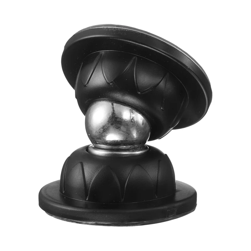 1.9" Magnetic Door Stoppers, Silicone Door Stop with Adhesive, Black