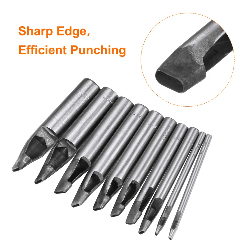 Leather Oval Hole Punch 10x5mm Belt Hole Puncher for Leather Crafting