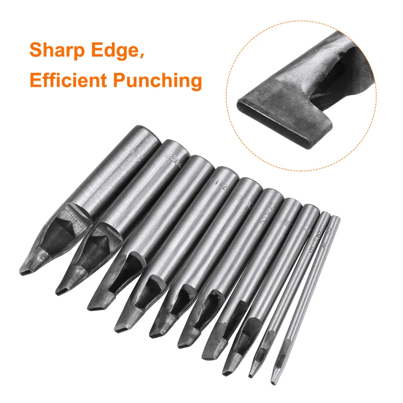 Leather Oval Hole Punch 30x4mm Belt Hole Puncher Oblong Hollow Punching Cutting Tool for Leather Crafting, Watch Band, Strap, Cloth, Gaskets