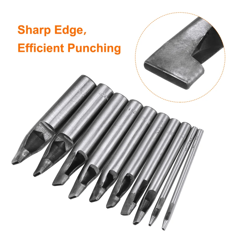 Leather Oval Hole Punch 25x4mm Belt Hole Puncher for Leather Crafting