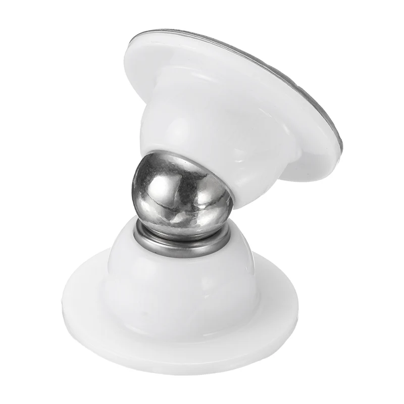 2" Magnetic Door Stoppers, Magnetic Door Catch with Adhesive, White