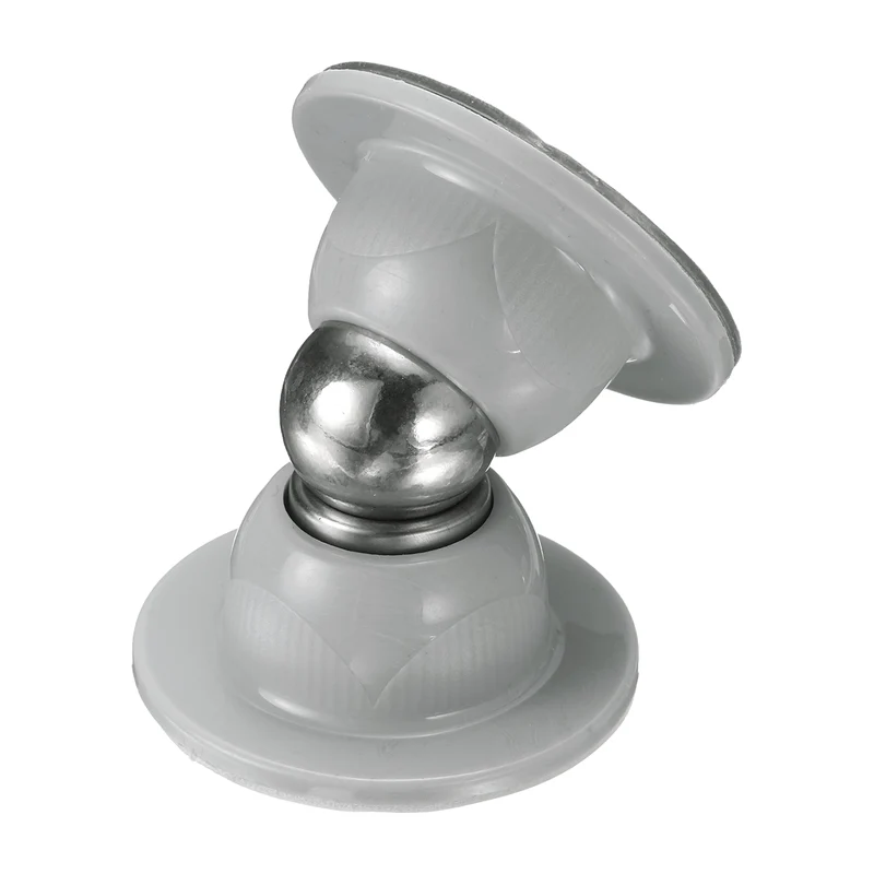 2" Magnetic Door Stoppers, Magnetic Door Catch with Adhesive, Gray