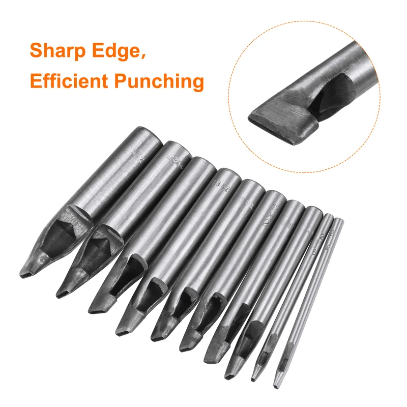 Leather Oval Hole Punch 24x2mm Belt Hole Puncher for Leather Crafting