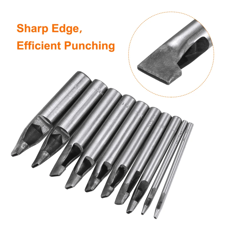 Leather Oval Hole Punch 20x2mm Belt Hole Puncher for Leather Crafting