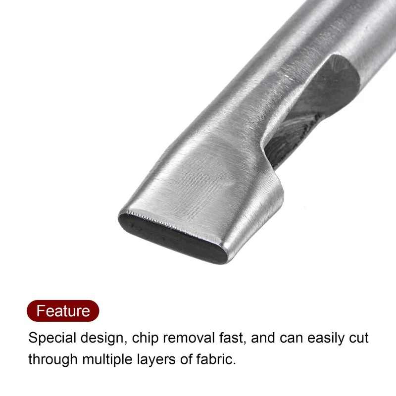 Oval Hole Punch 3x15mm Leather Hollow Cutter Oblong Punch Die for Strap Belt