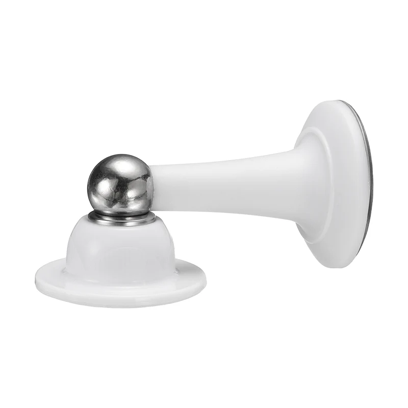 3.8" Magnetic Door Stoppers, Magnetic Door Catch with Adhesive, White