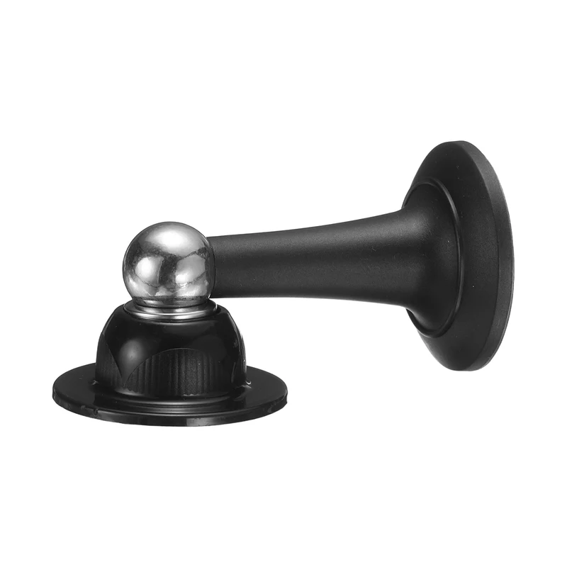 3.8" Magnetic Door Stoppers, Magnetic Door Catch with Adhesive, Black