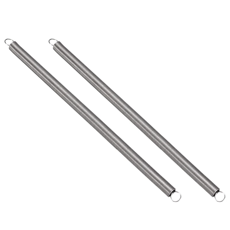Extension Spring 2pcs Wire Dia 0.028" OD 0.28" Free Length 6.7"
