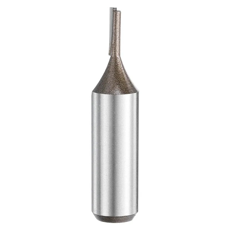 Straight Router Bit 1/2 Shank 1/8" Cutting Dia 2 Flutes 0.51" YG6 Carbide Cutter