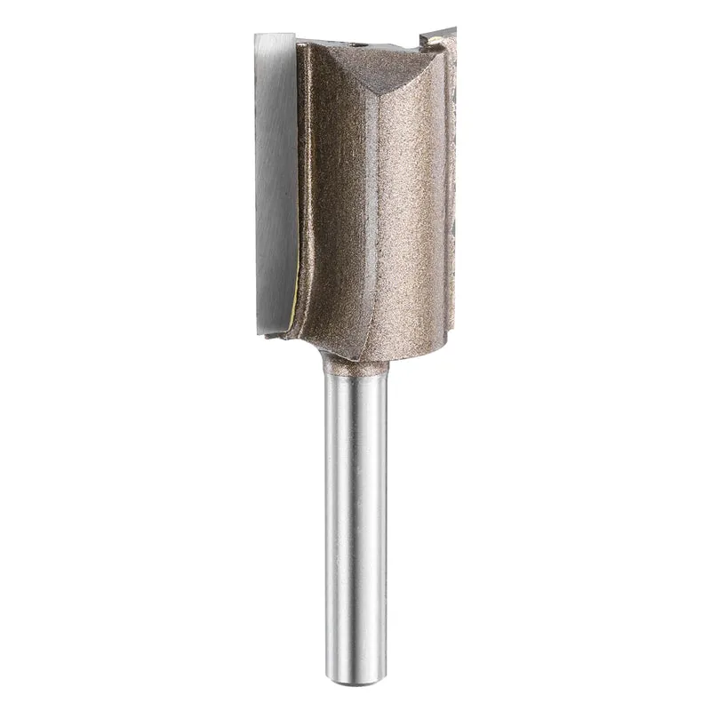Straight Router Bit 1/4 Shank 25/32" Cutting Dia 2 Flutes 1.18" YG6 Carbide