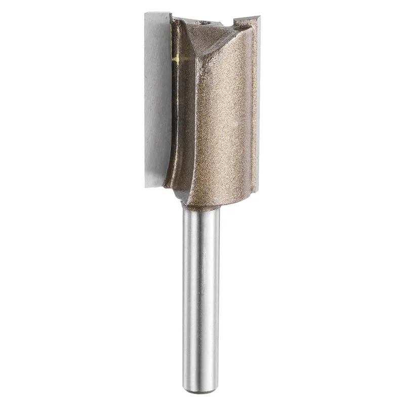 Straight Router Bit 1/4 Shank 3/4" Cutting Dia 2 Flutes 1.18" YG6 Carbide Cutter