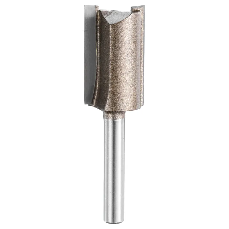 Straight Router Bit 1/4 Shank 45/64" Cutting Dia 2 Flutes 1.18" YG6 Carbide