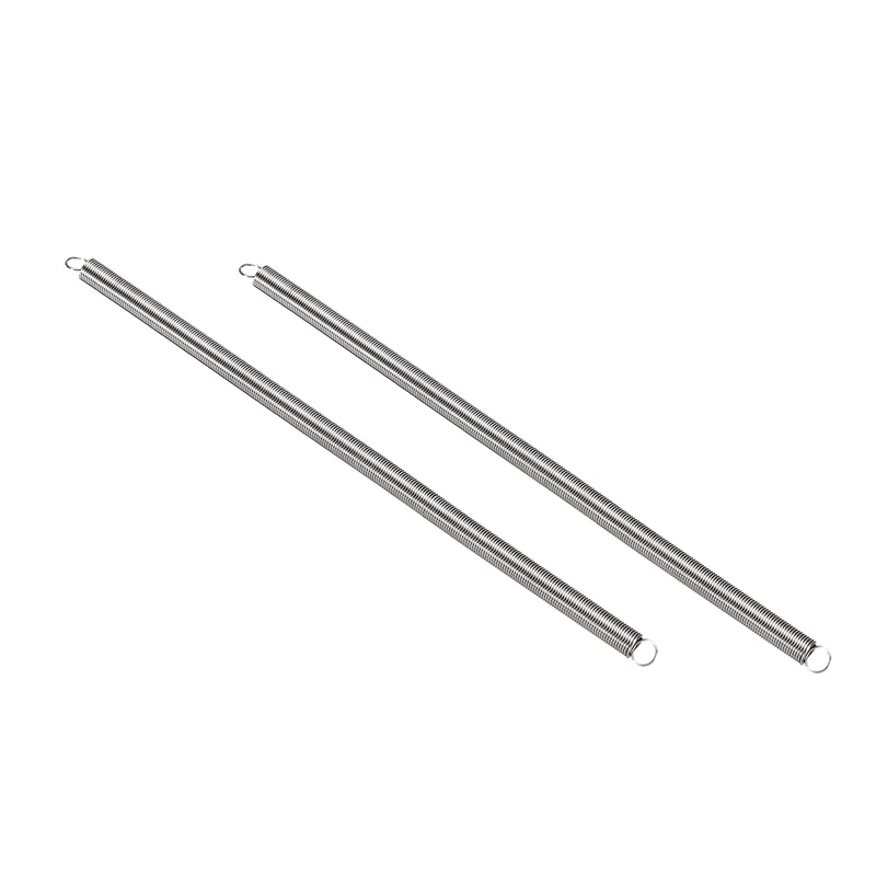 Extension Spring 2pcs Wire Dia 0.024" OD 0.24" Free Length 6.7"