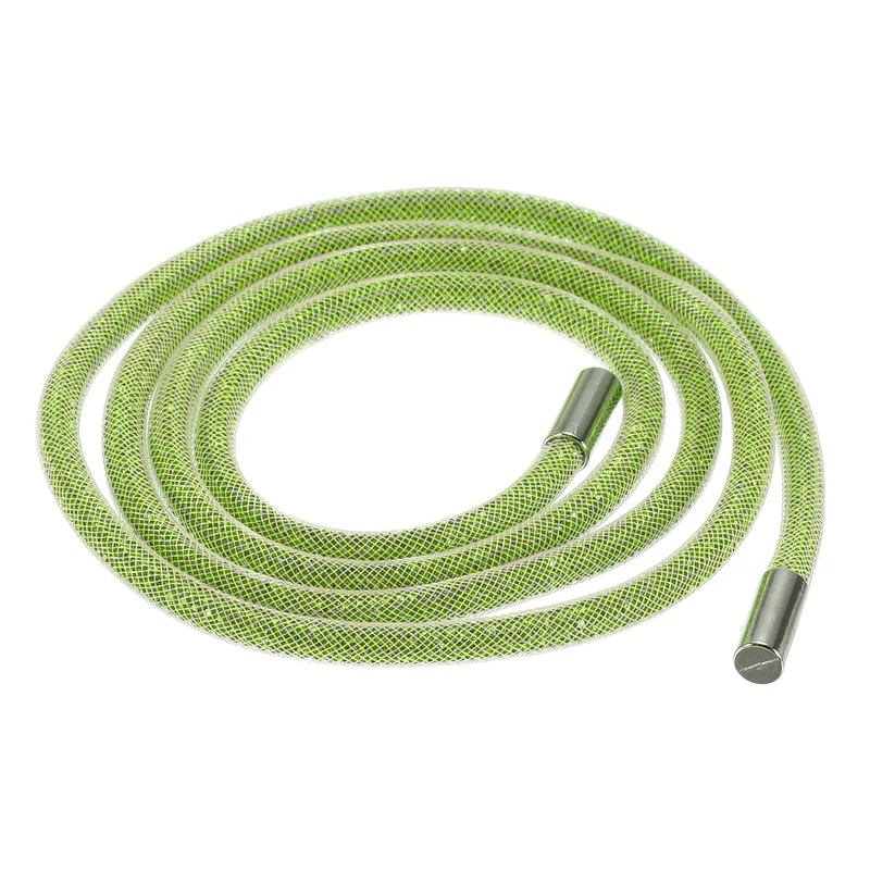 6mm x 120cm Rhinestone Rope Crystal Rope Green Mesh Green Diamond