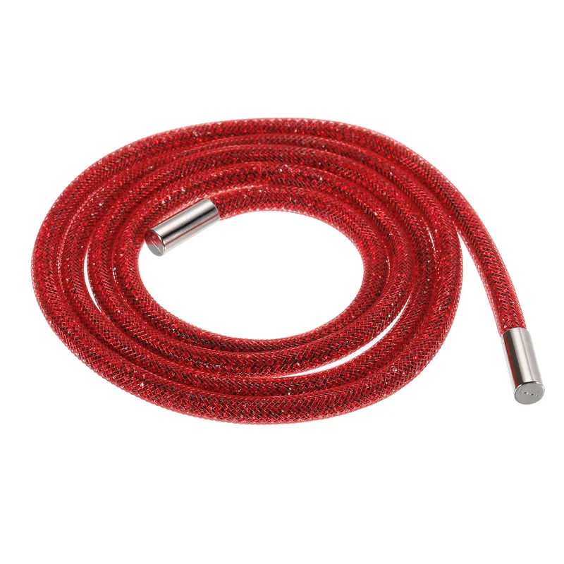 6mm x 120cm Rhinestone Rope Crystal Rope Red Mesh Red Diamond