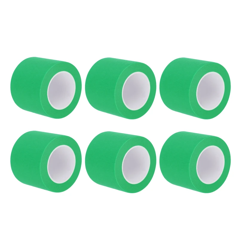 6 Pcs 2 Inch Wide 14 Yards Green Masking Tape Painters Tape Rolls