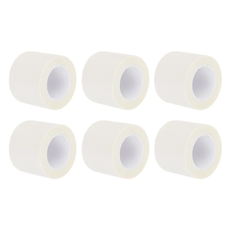 6 Pcs 2 Inch Wide 14 Yards White Masking Tape Painters Tape Rolls