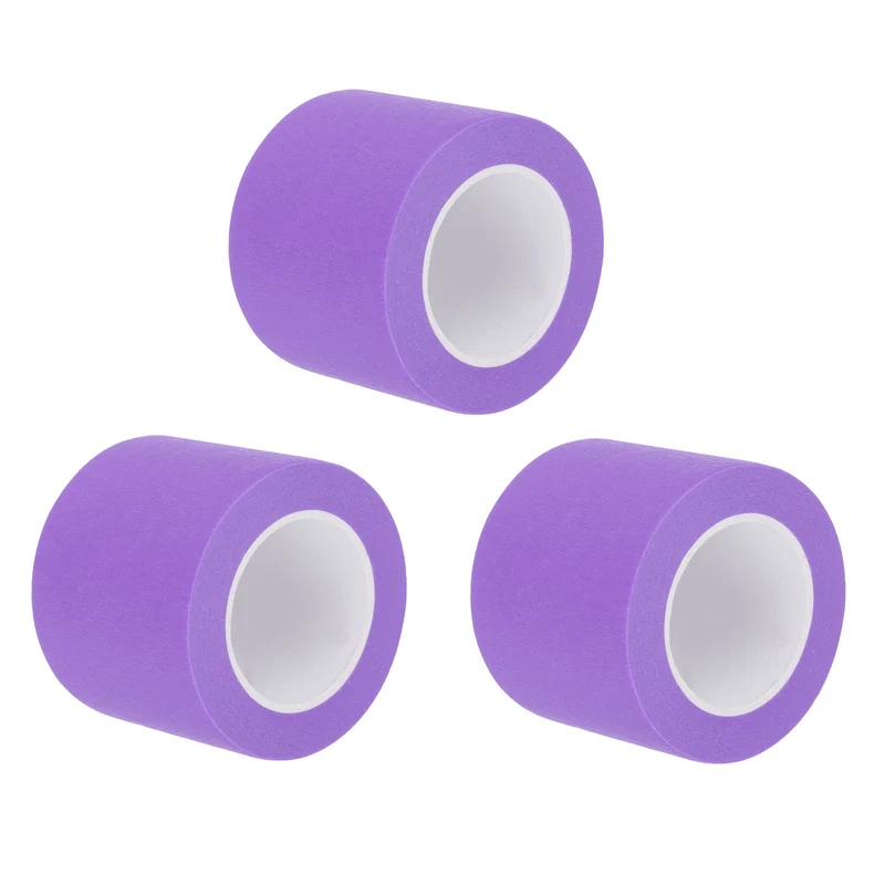 3 Pcs 2 Inch Wide 14 Yards Purple Masking Tape Painters Tape Rolls