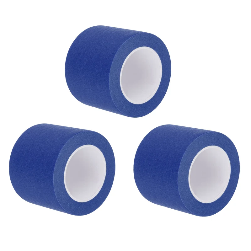 3 Pcs 2 Inch Wide 14 Yards Dark Blue Masking Tape Painters Tape Rolls