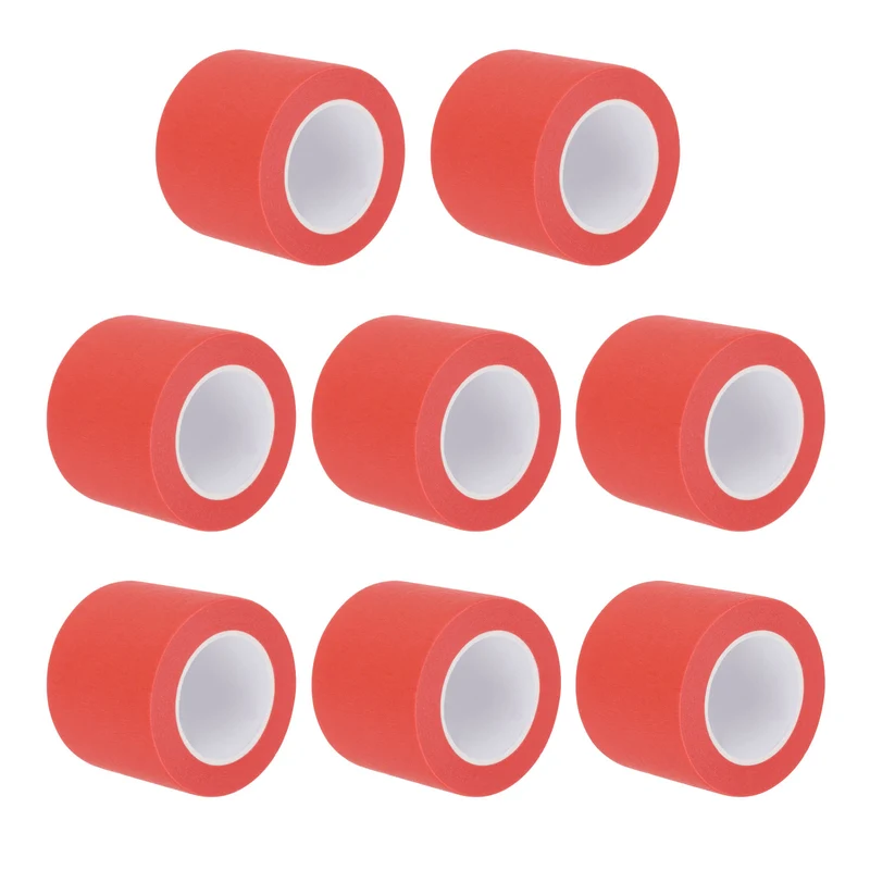 8 Pcs 2 Inch Wide 14 Yards Red Masking Tape Painters Tape Rolls