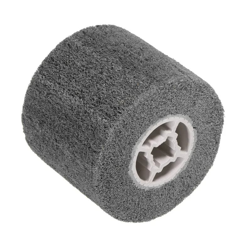 120mmx100mm 180 Grit Non-Woven Nylon Wire Drawing Abrasive Polishing Flap Grey