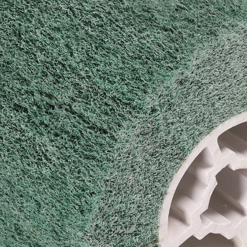 2pcs 240 Grit Non-Woven Nylon Wire Drawing Abrasive Polishing Flap Green