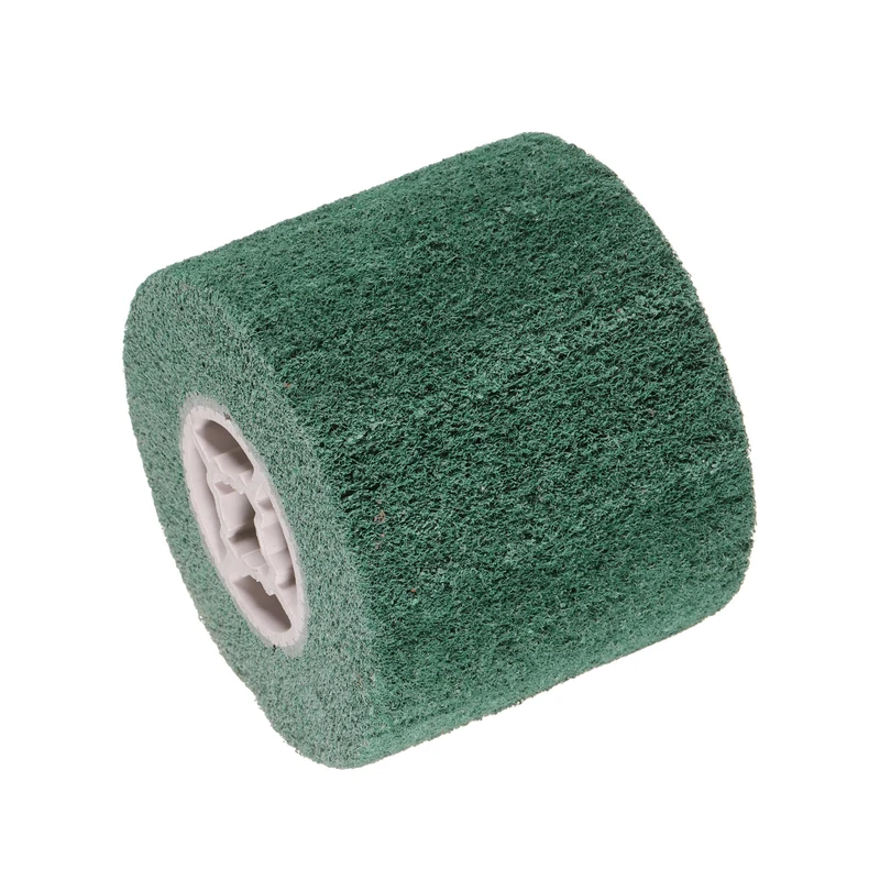 120mmx100mm 180 Grit Non-Woven Nylon Wire Drawing Abrasive Polishing Flap Green