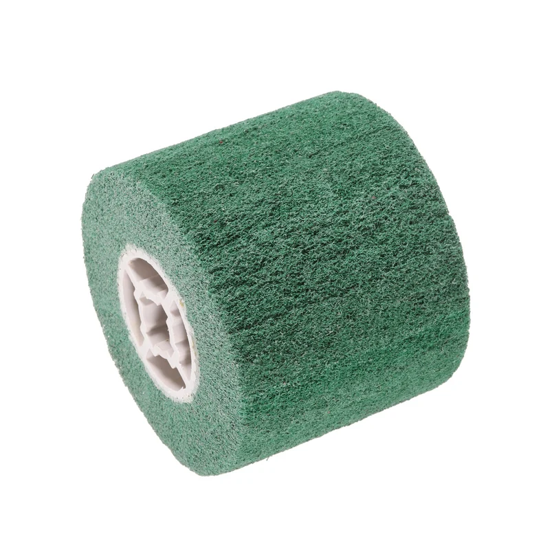120mmx100mm 80 Grit Non-Woven Nylon Wire Drawing Abrasive Polishing Flap Green