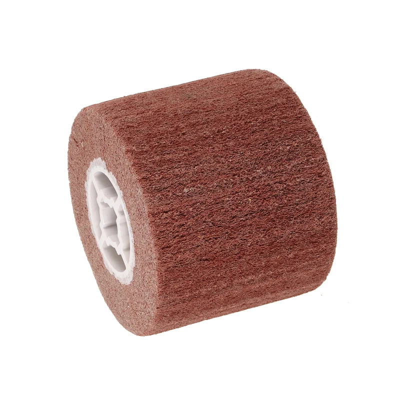 120mmx100mm 240 Grit Non-Woven Nylon Wire Drawing Abrasive Polishing Flap Red