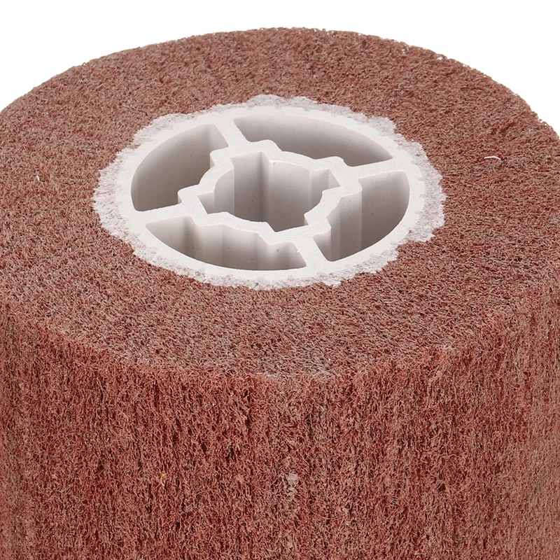 120mmx100mm 240 Grit Non-Woven Nylon Wire Drawing Abrasive Polishing Flap Red