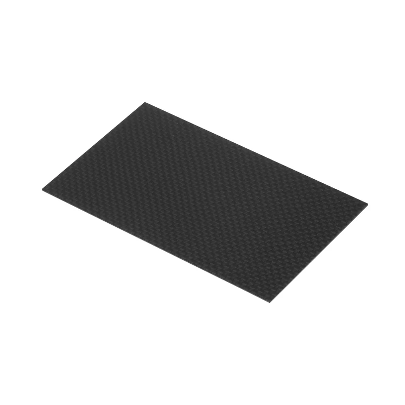 Carbon Fiber Sheet 125x75x1mm Glossy Surface Plain Weave Panel Sheet