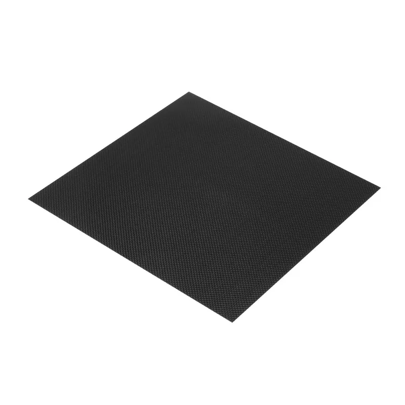1 Pcs Carbon Fiber Sheet 300x300x0.5mm Glossy Surface Plain Weave Panel Sheet