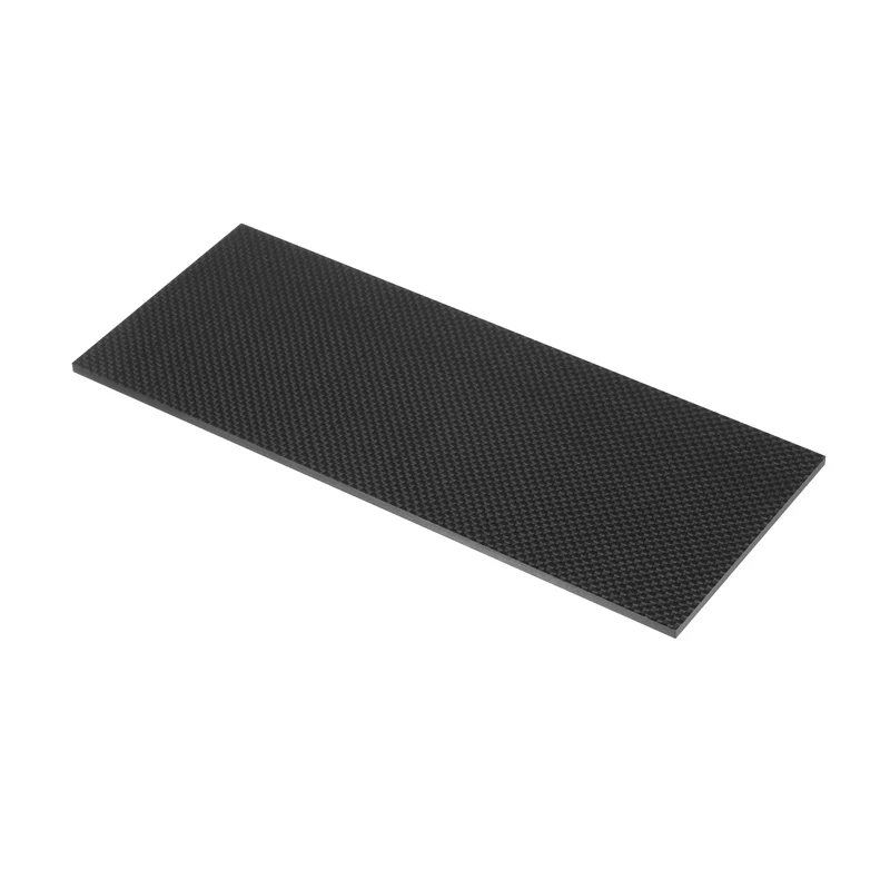 1 Pcs Carbon Fiber Sheet 100x250x5mm Glossy Surface Plain Weave Panel Sheet