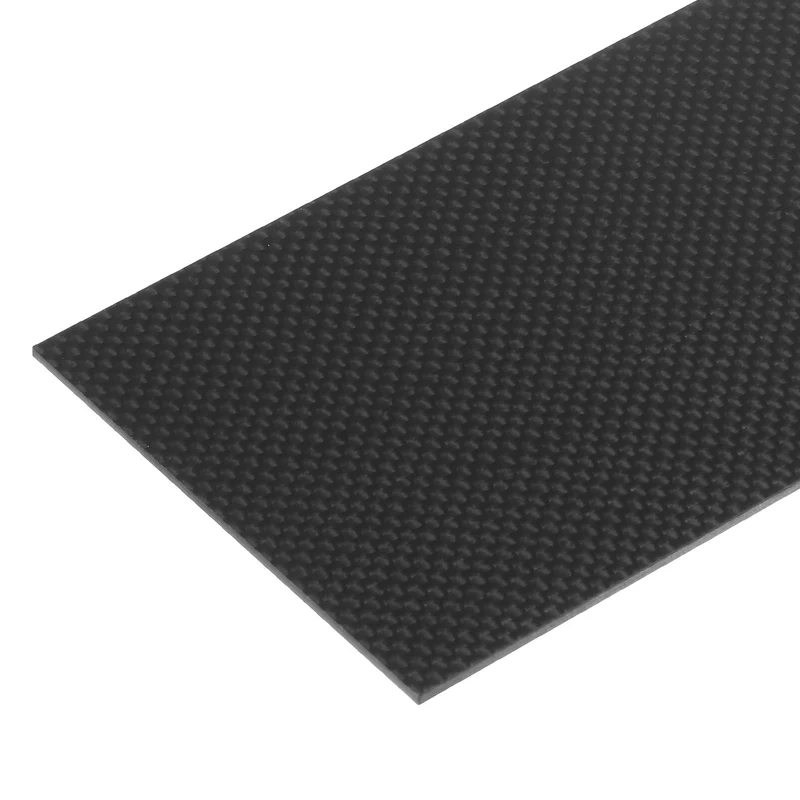 1 Pcs Carbon Fiber Sheet 100x250x2mm Glossy Surface Plain Weave Panel Sheet
