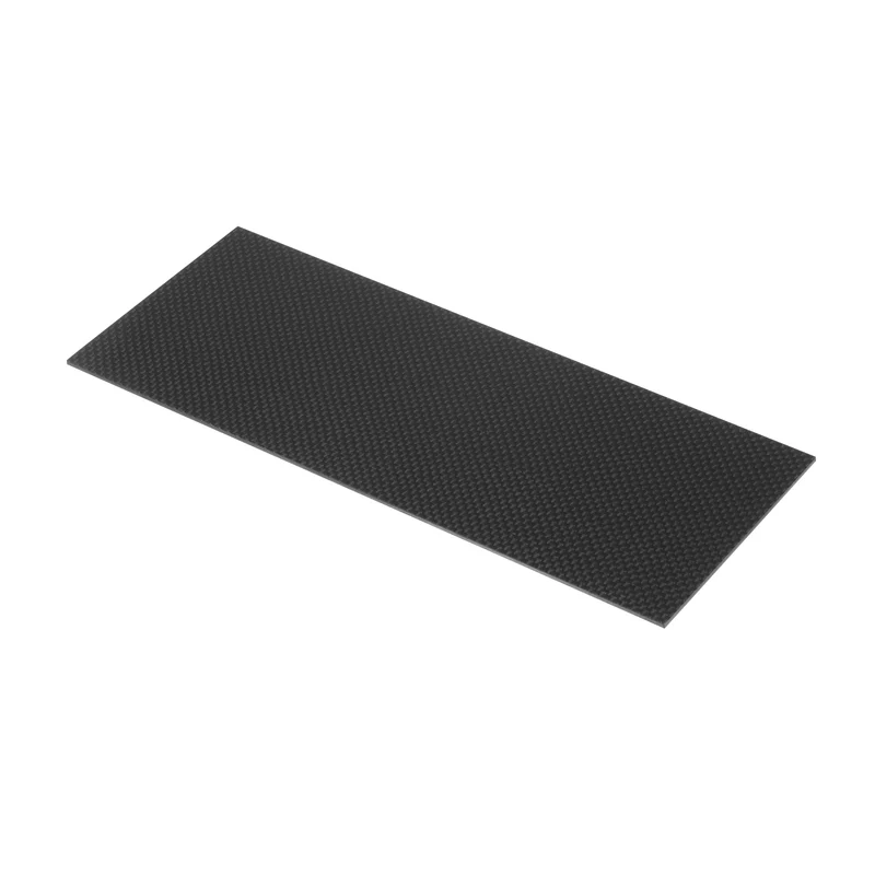 1 Pcs Carbon Fiber Sheet 100x250x2mm Glossy Surface Plain Weave Panel Sheet