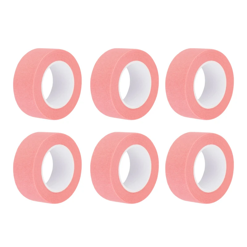 6 Pcs 1 Inch Wide 14 Yards Pink Masking Tape Painters Tape Rolls