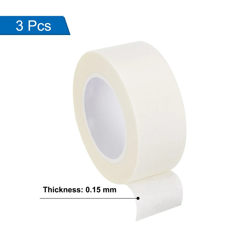 3 Pcs 1 Inch Wide 14 Yards White Masking Tape Painters Tape Rolls