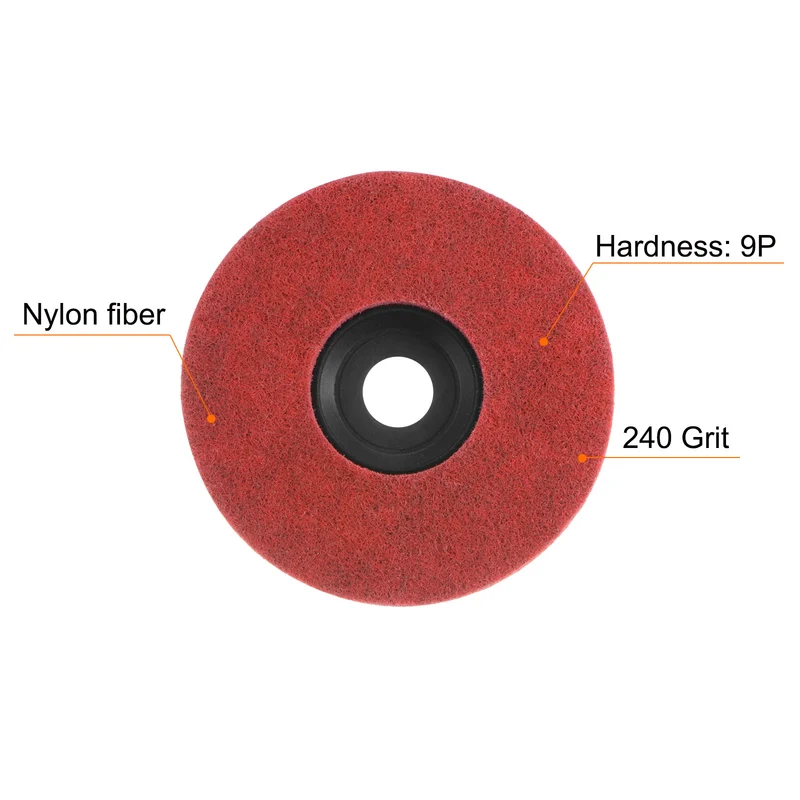 5pcs Polishing Wheel 4" x 5/8" Abrasive Wheels Sanding Buffing Disc 240 Grit