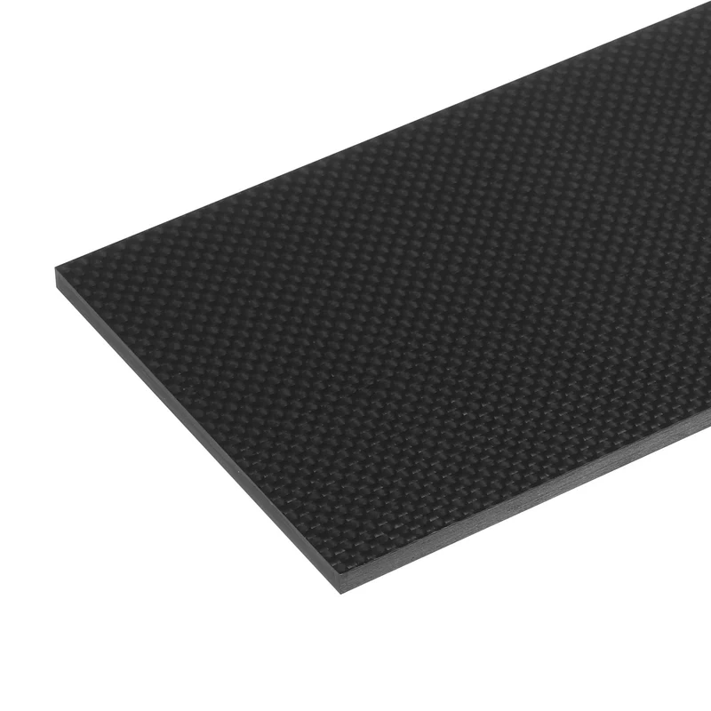 1 Pcs Carbon Fiber Sheet 250x100x4mm Glossy Surface Plain Weave Panel Sheet