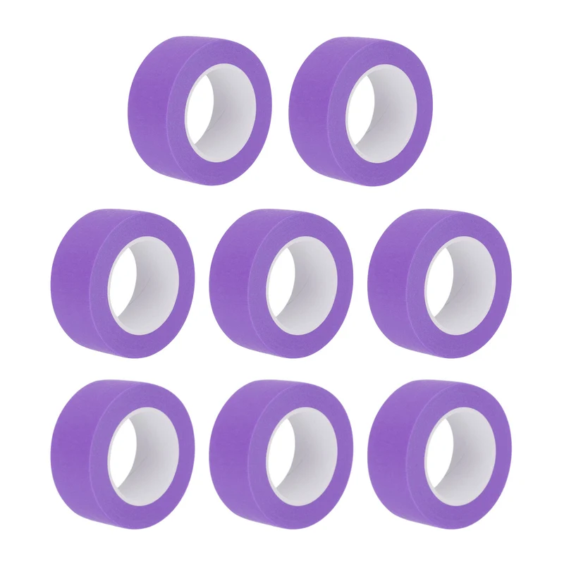 8 Pcs 1 Inch Wide 14 Yards Purple Masking Tape Painters Tape Rolls