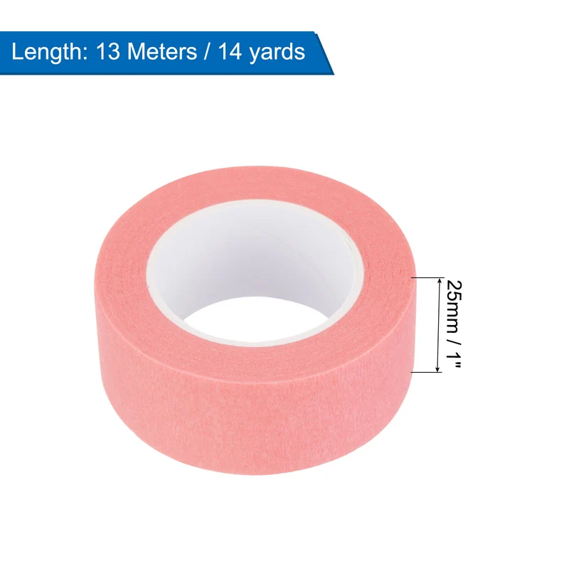 8 Pcs 1 Inch Wide 14 Yards Pink Masking Tape Painters Tape Rolls