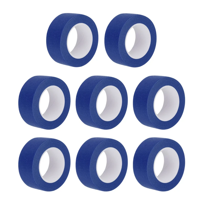 8 Pcs 1 Inch Wide 14 Yards Dark Blue Masking Tape Painters Tape Rolls